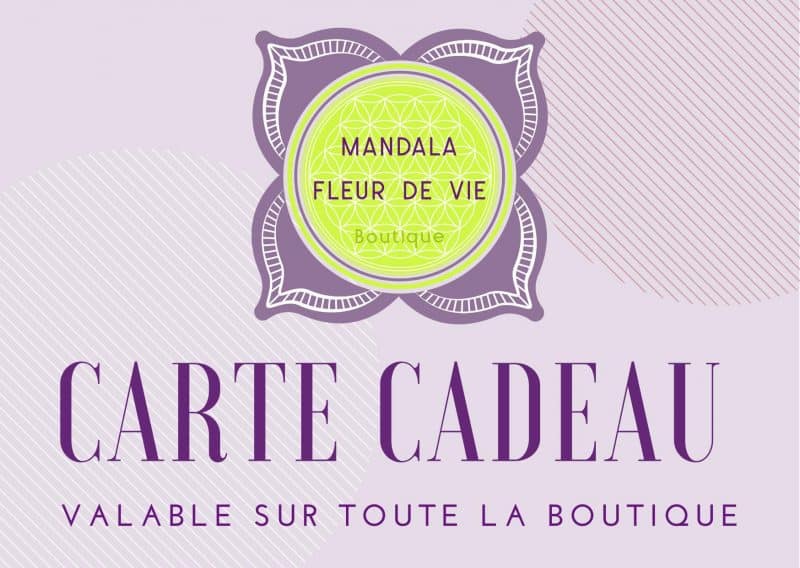 Carte cadeau EUR2500 EUR mandala fleur de vie