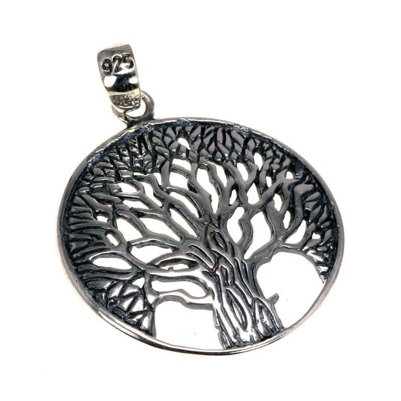 Collier Arbre de Vie Argent mandala fleur de vie 3