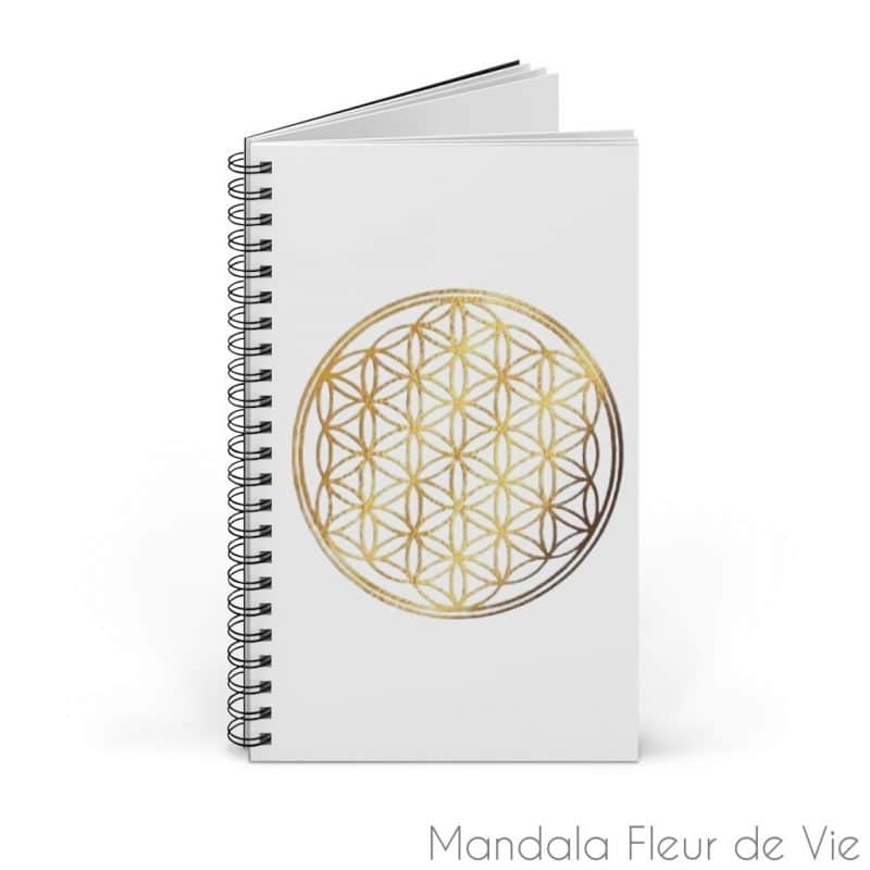 carnet motif fleur de vie or pages lignees spiral notebook mandala fleur de vie 2 1dd866ed d5f1 448d 8d28 0212941468ba