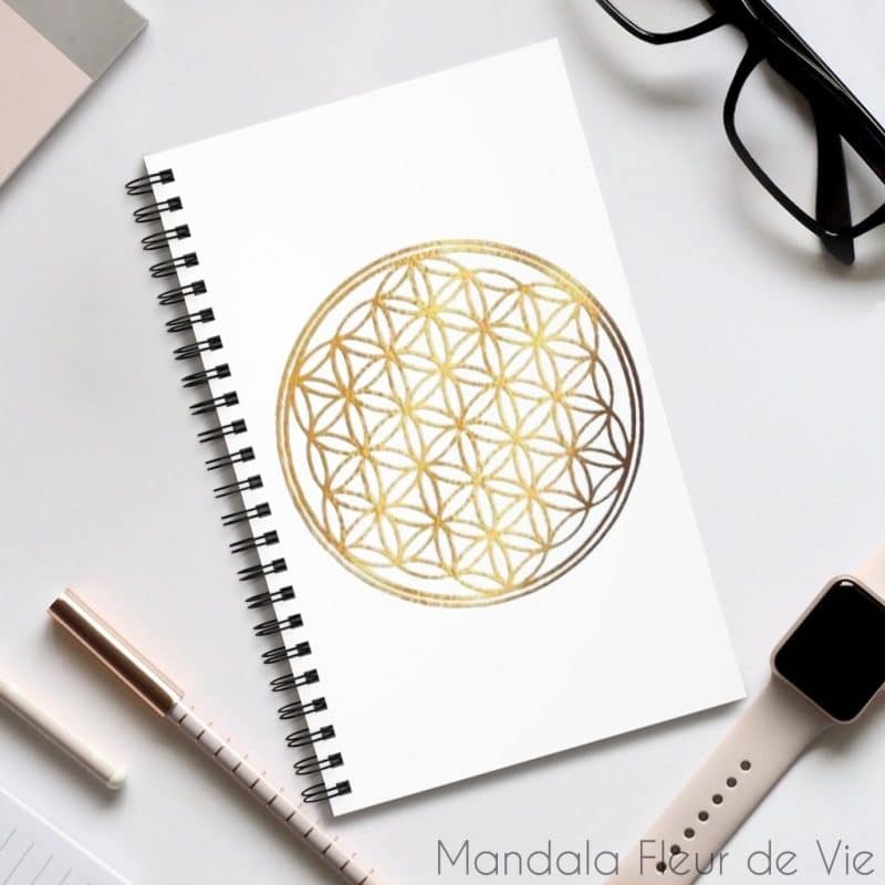 carnet motif fleur de vie or pages lignees spiral notebook mandala fleur de vie 5 d123c1ba c493 4e35 b928 a7afebe2dc4f