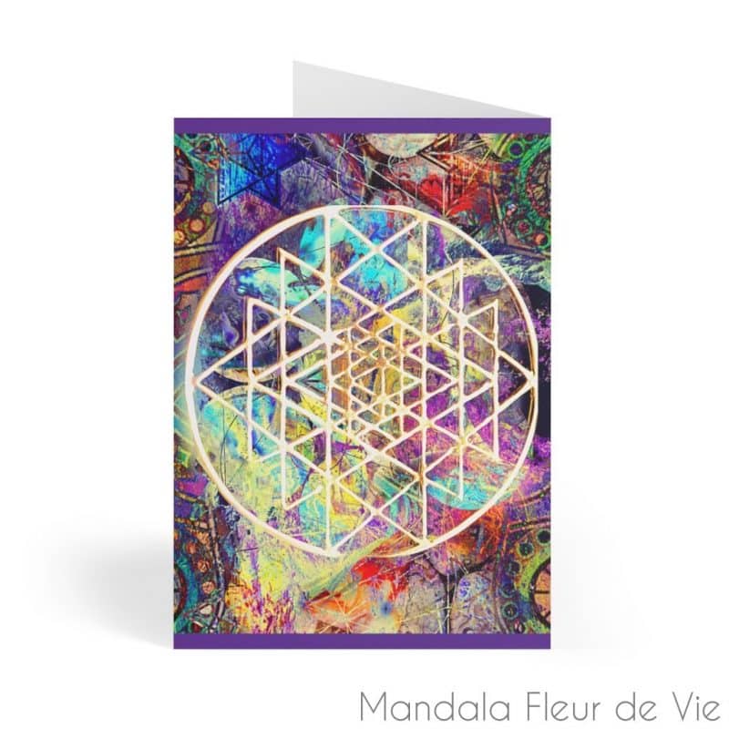 cartes sri yantra 8 pcs 104x147cm 41 x 58 mandala fleur de vie 3