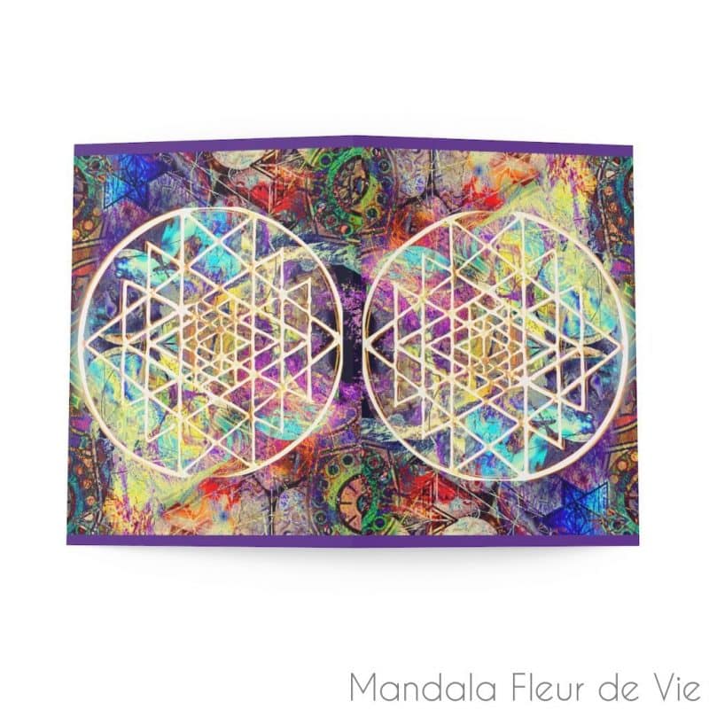 cartes sri yantra 8 pcs 104x147cm 41 x 58 mandala fleur de vie 4