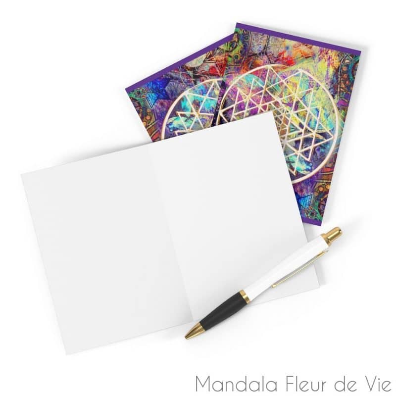 cartes sri yantra 8 pcs 104x147cm 41 x 58 mandala fleur de vie 6