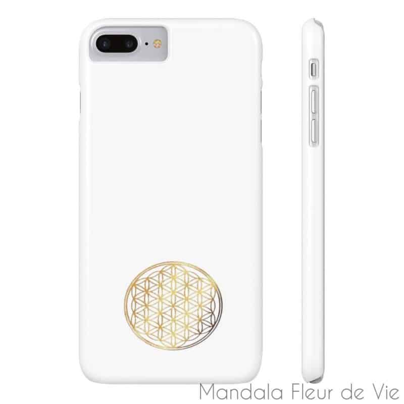 coque telephone fleur de vie or iphone x slim mandala fleur de vie 20