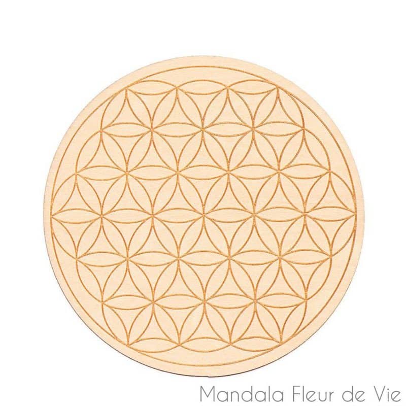 fleur de vie en boisbrdecor plein plateau fleur de vie b 10cm mandala fleur de vie 2