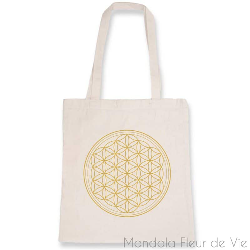 mandala fleur de vie Blanc1589908162