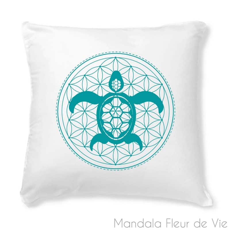 mandala fleur de vie Blanc1589989681