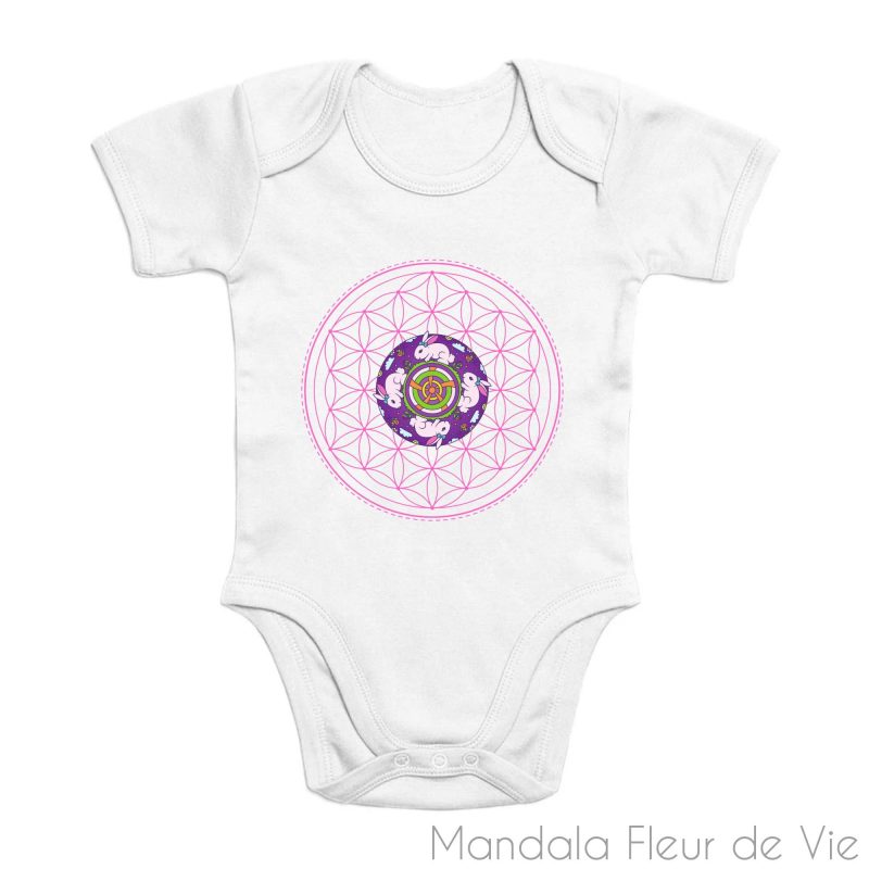 mandala fleur de vie Blanc1589993099