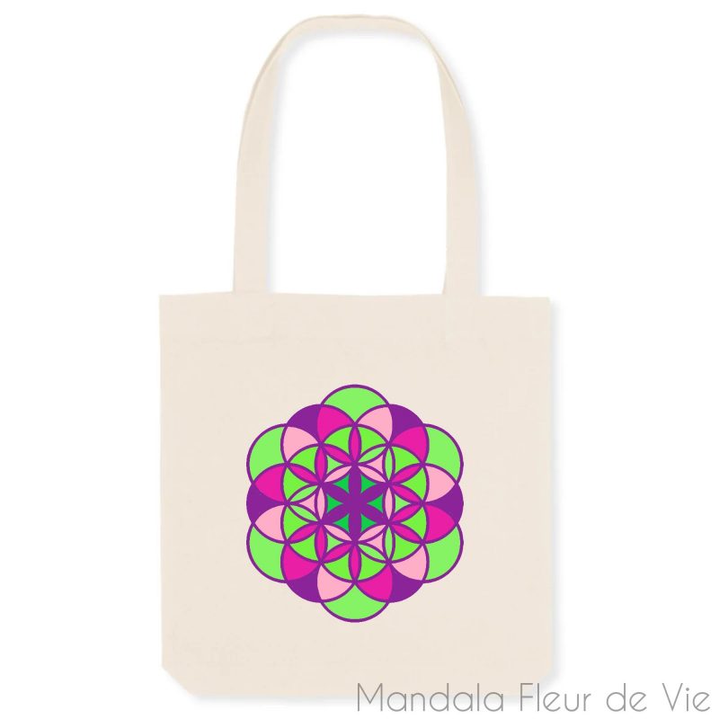 mandala fleur de vie Blanc1590862173