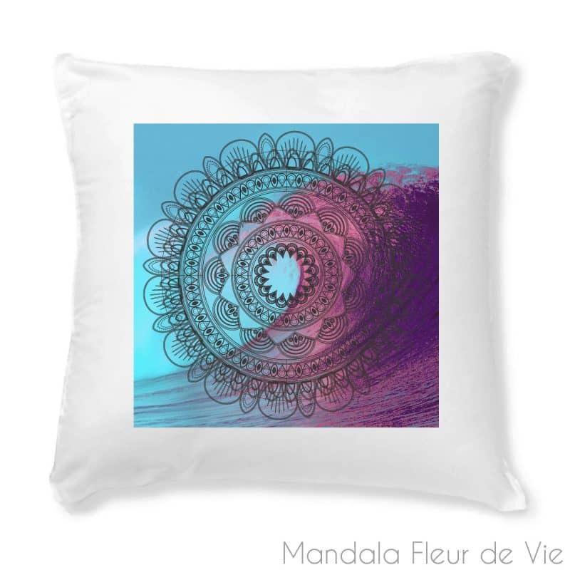 mandala fleur de vie Blanc1601659036