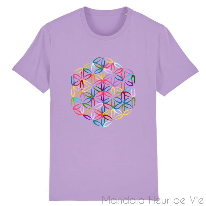 t shirt fleur de vie couleur xs lavande mandala fleur de vie 6